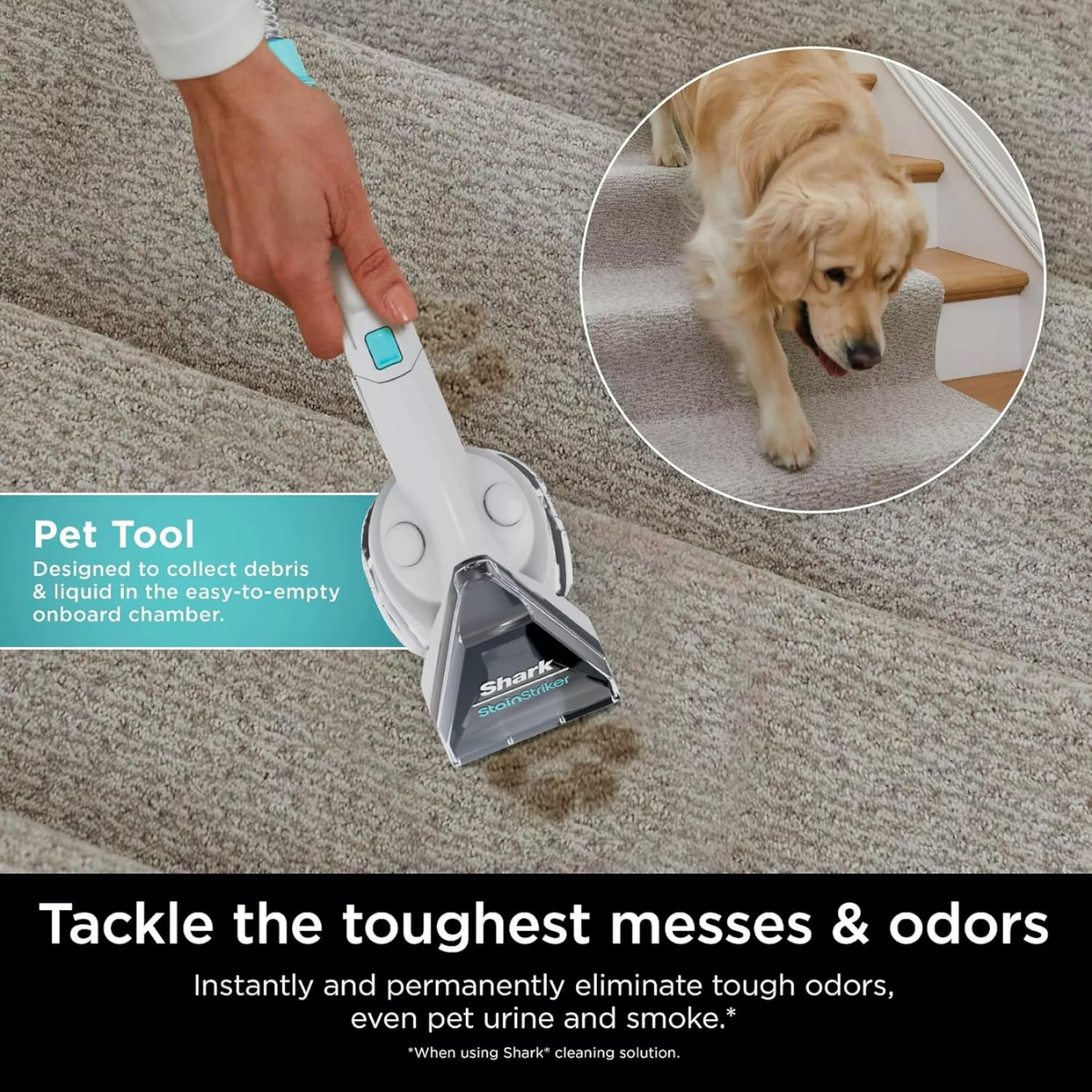 CleanJet™ Vacuum – Refresh your space by removing odors and stains