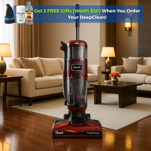 DeepClean™ Vacuum – Removes stains, odors, and moisture in minutes