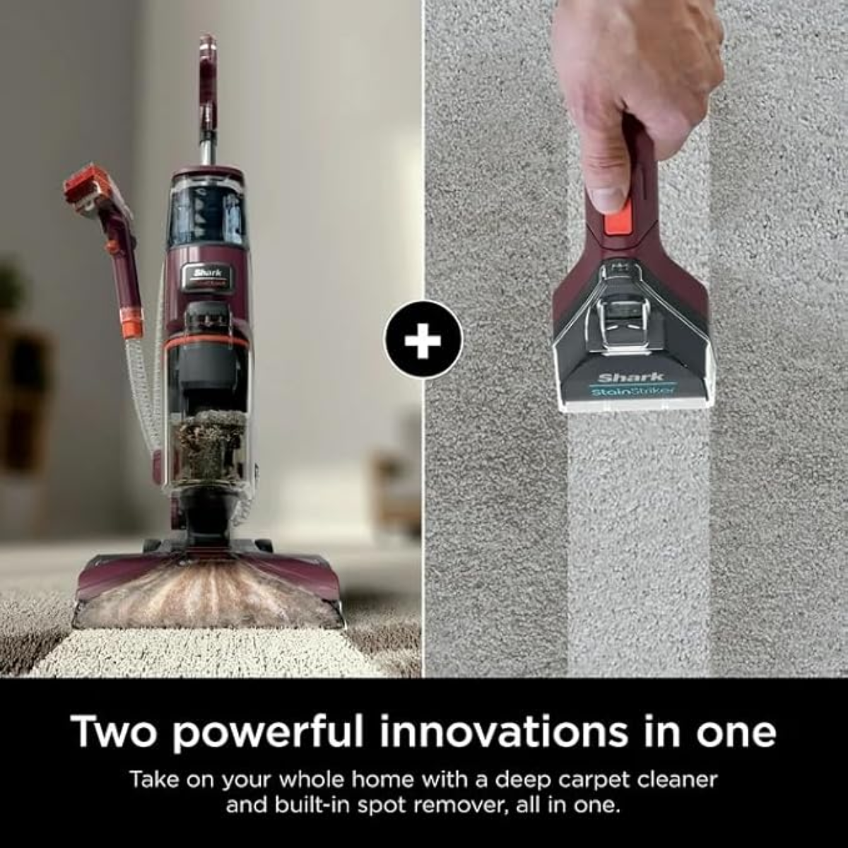 DeepClean™ Vacuum – Removes stains, odors, and moisture in minutes