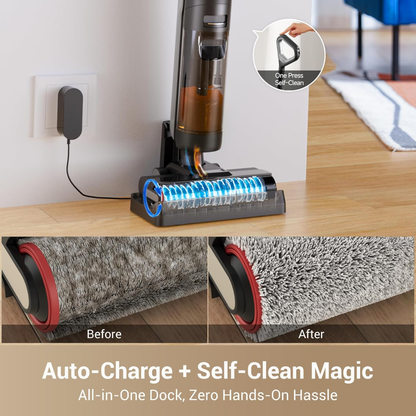 EverClean™ Vacuum – Vacuums, mops, and cleans itself. That easy.