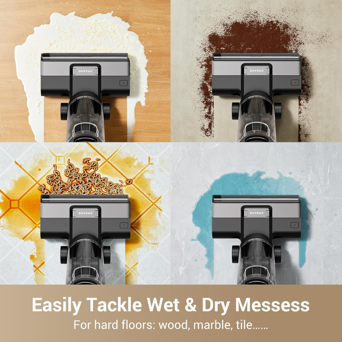 EverClean™ Vacuum – Vacuums, mops, and cleans itself. That easy.