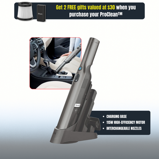 ProClean™ Vacuum – Compact design, unmatched cleaning power.
