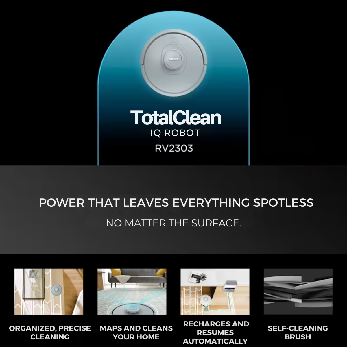 TotalClean™ Robot Vacuum – Smart cleaning for every corner