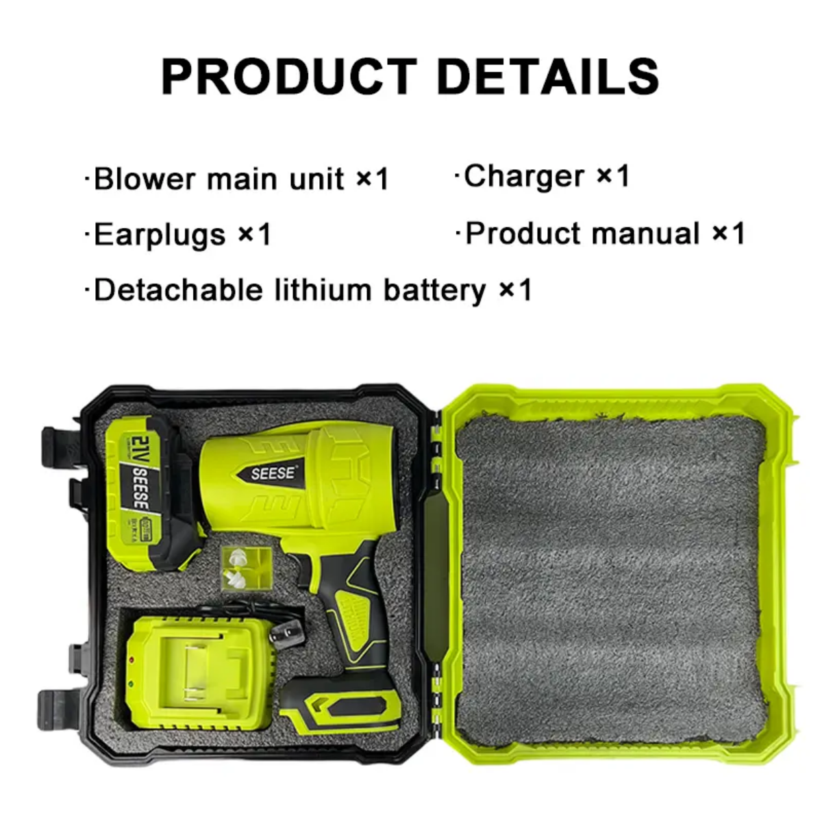 TurboJet™ Blower – Dry your car and clean your patio in under 5 minutes