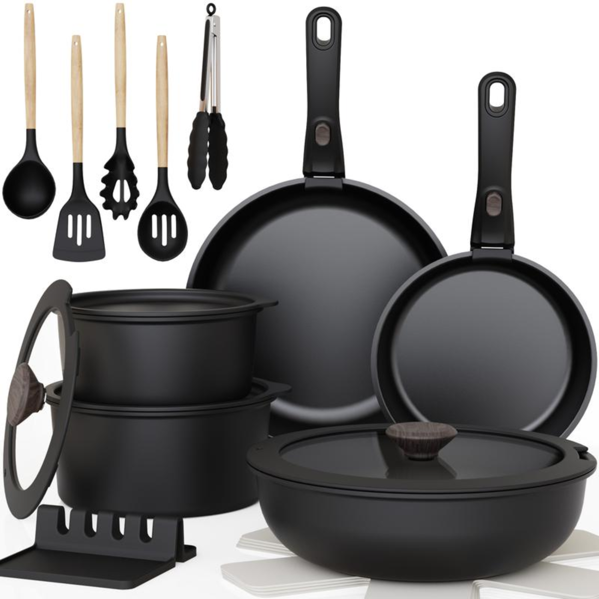 ZenCook™ Ceramic Cookware Set – 20 Pieces