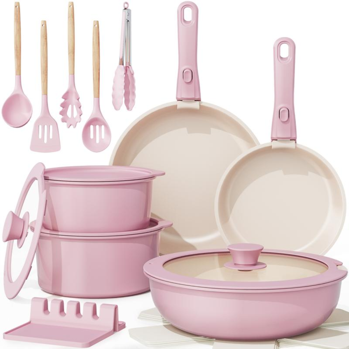 ZenCook™ Ceramic Cookware Set – 20 Pieces